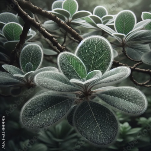 Leaves have a soft hairy texture adding tactile interest to the