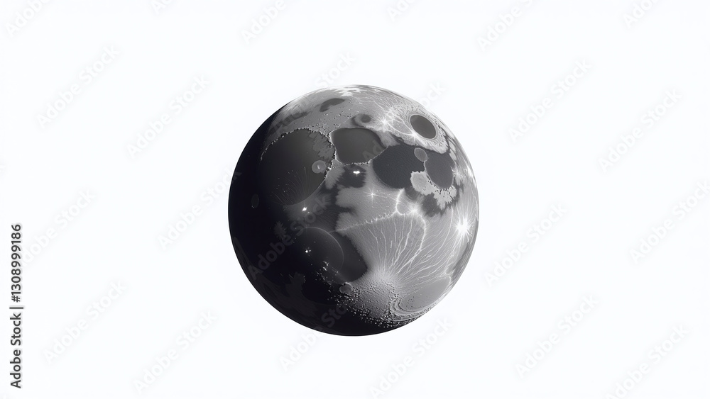 mercury small silver planet set bright white backdrop solar mercury small silver planet set bright white backdrop solar