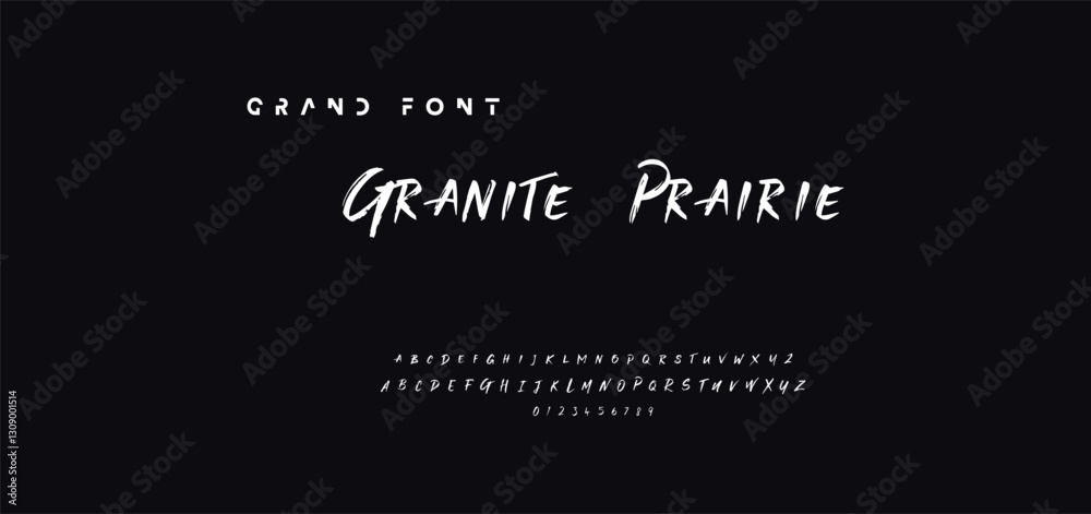 Lettering font isolated on black background. Texture alphabet in street art and graffiti style. Grunge and dirty effect. Vector brush letters. Lettering font isolated on black background. Texture alphabet in street art and graffiti style. Grunge and dirty effect. Vector brush letters.