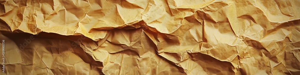 custom made wallpaper toronto digitalCrumpled Golden Brown Paper Texture, Abstract Background With Folds And Wrinkles, Rough Surface