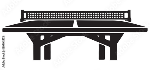 Table Tennis Illustration for Recreation Games and Sports Fun