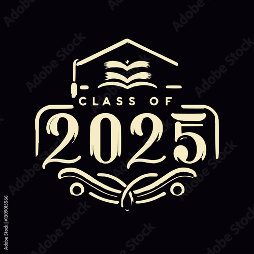 Class of 2025 Graduation Vector