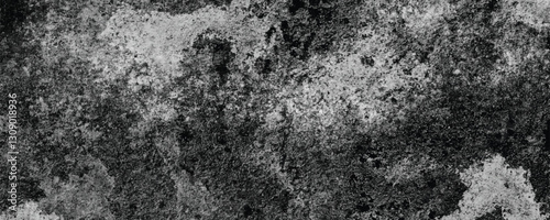 The Industrial Elegance of a Deeply Scratched and Textured Dark Concrete Surface

