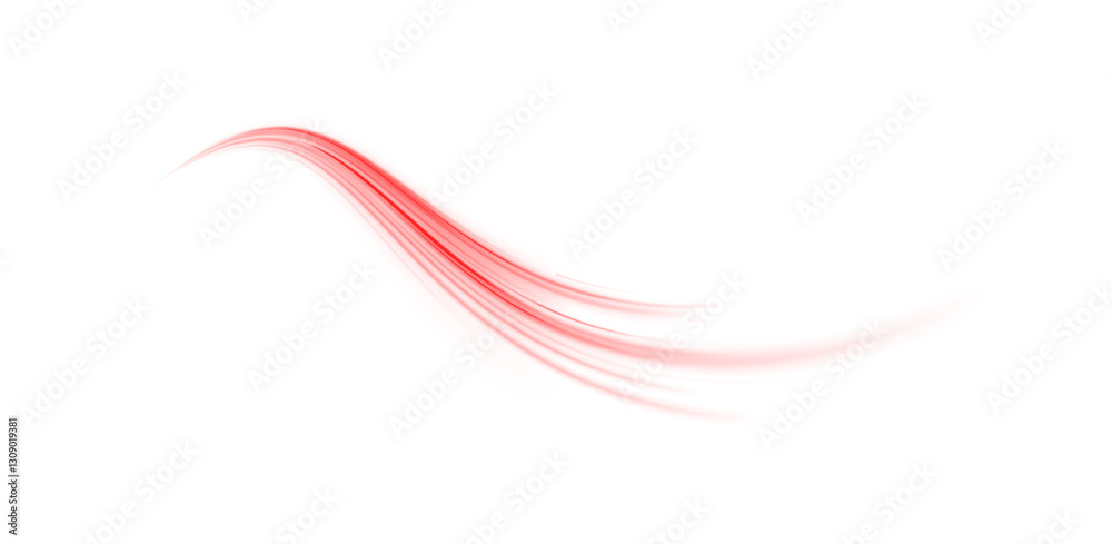 Bright and Soft Red Stream of Light Blending into a White Background Bright and Soft Red Stream of Light Blending into a White Background