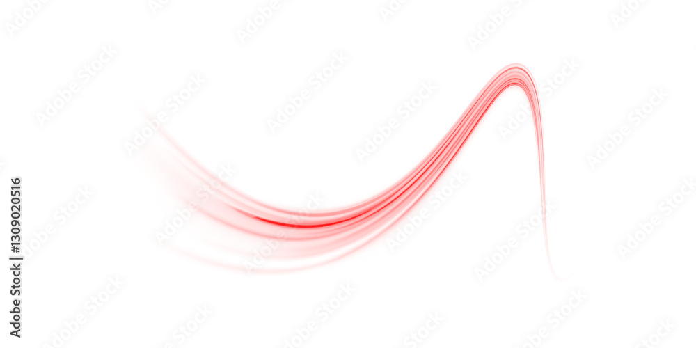 Gentle Red Light Wave Creating an Aesthetic and Dreamy Atmosphere Gentle Red Light Wave Creating an Aesthetic and Dreamy Atmosphere