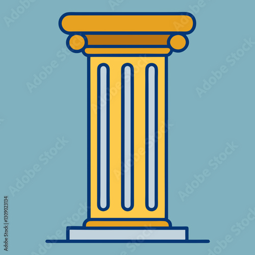 Classic column vector illustration