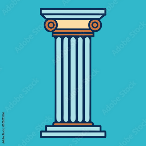 Classic column vector illustration