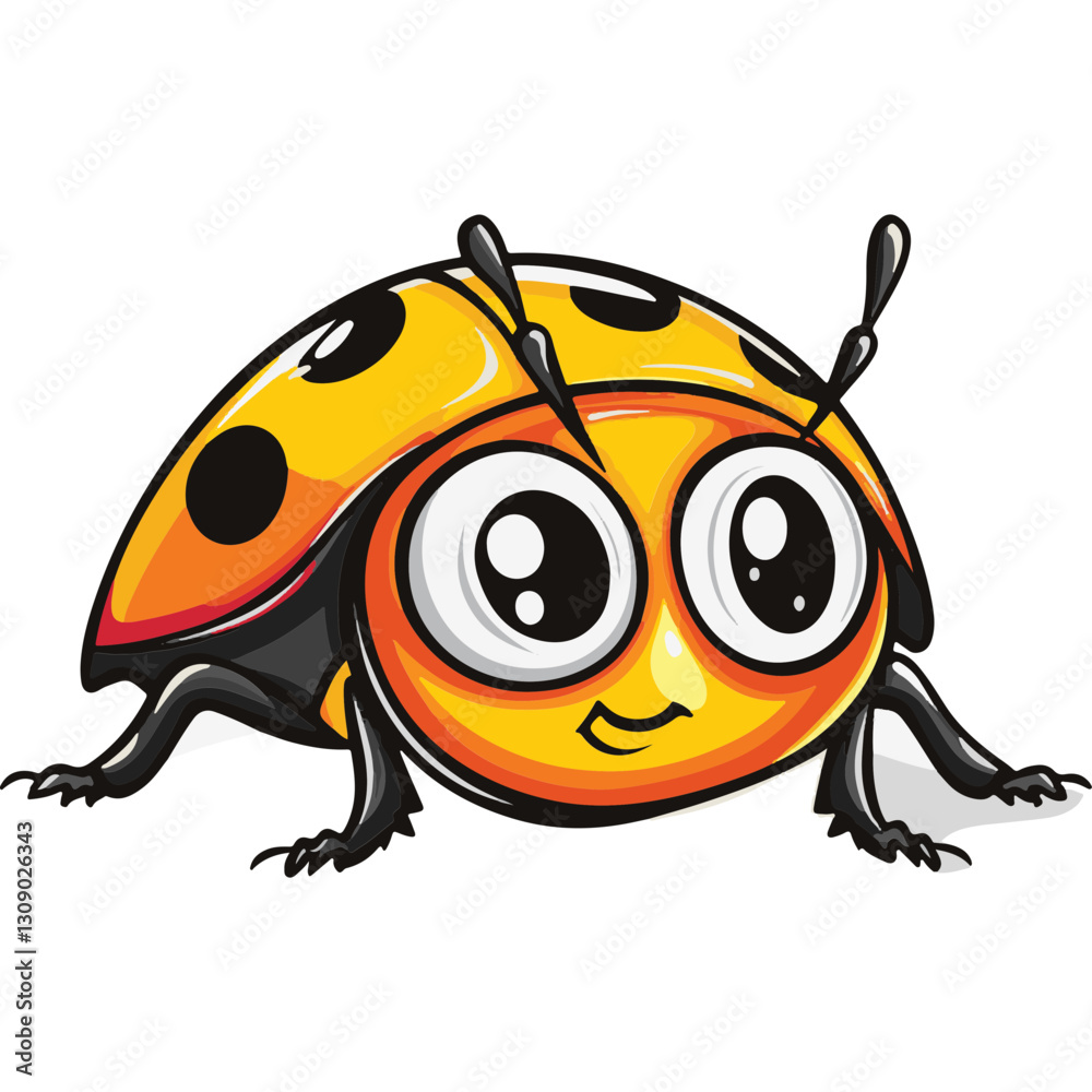 Fototapeta premium Classic Ladybug: A Spot of Charm