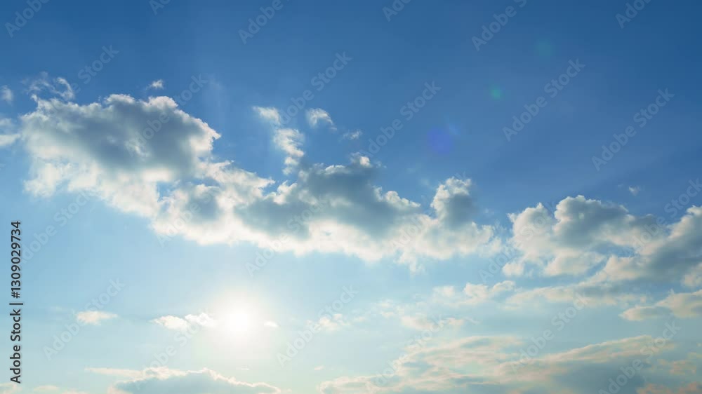 beautiful blue sky with soft white clouds timelapse for abstract background
beautiful blue sky with soft white clouds timelapse for abstract background