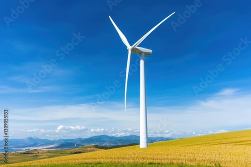 Wallpaper Mural Wind turbine in agricultural fields in the province of Tarragona in Catalonia Spain Torontodigital.ca