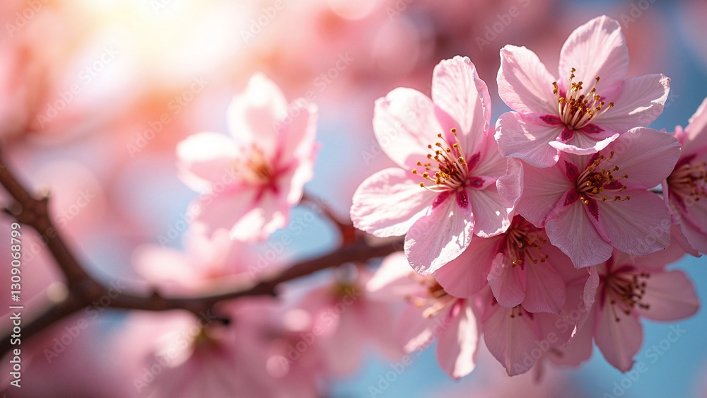 Ethereal Pink Cherry Blossoms in Spring: Perfect for Easter Marketing, Seasonal Promotions, and Nature-Themed Content Ethereal Pink Cherry Blossoms in Spring: Perfect for Easter Marketing, Seasonal Promotions, and Nature-Themed Content