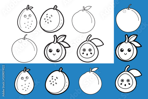 Fruit Vector Art Set