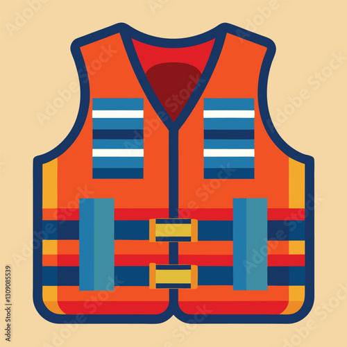 life jacket vector