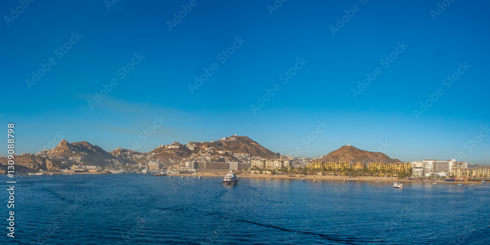 Fototapeta premium View of San Cristobal facing the Pacific Ocean west of Cabo San Lucas, Baja California, Mexico