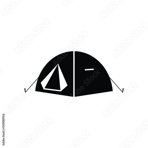 camping in the mountains