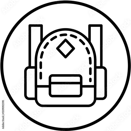 Vector Design Bagpack Icon Style