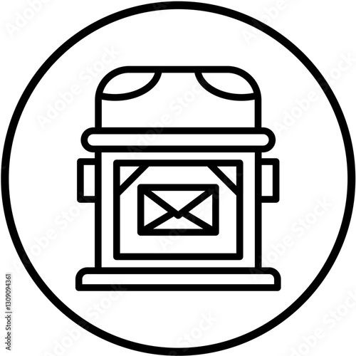 Vector Design Mailbox Icon Style