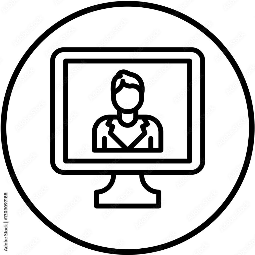 Vector Design Account Icon Style Vector Design Account Icon Style