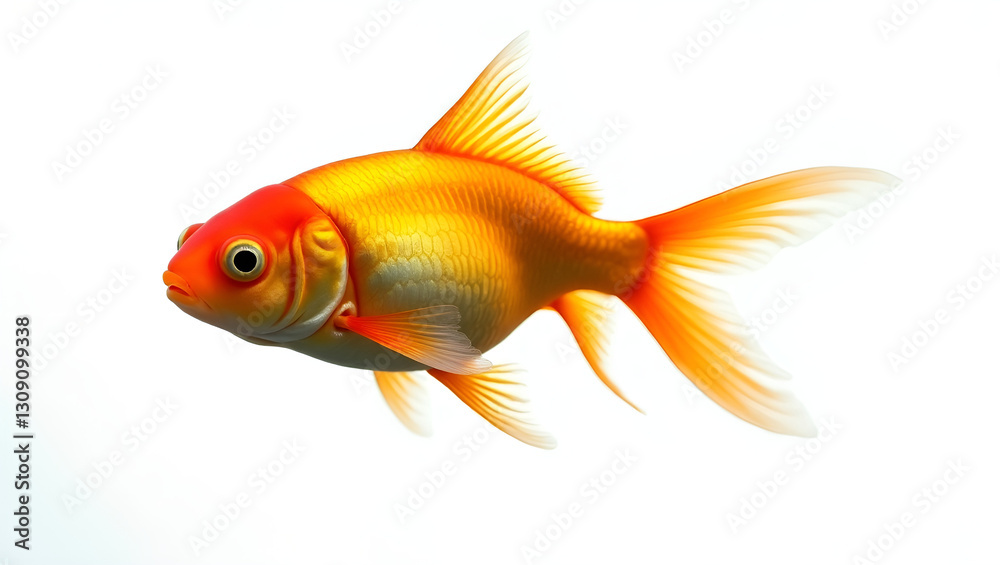 Stunning High-Resolution Goldfish Image – Vibrant Orange and Red Aquarium Fish Photography. Stunning High-Resolution Goldfish Image – Vibrant Orange and Red Aquarium Fish Photography.