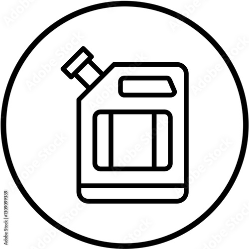 Vector Design Fuel Can Icon Style