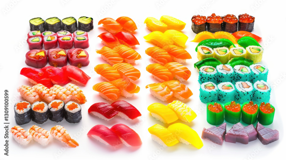 sushi on a plate sushi on a plate