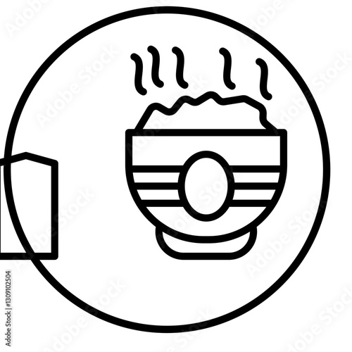 Vector Design Porridge Icon Style