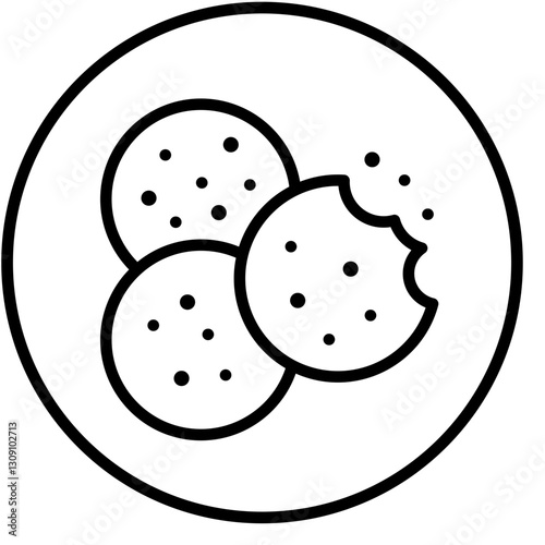 Vector Design Cookies Icon Style