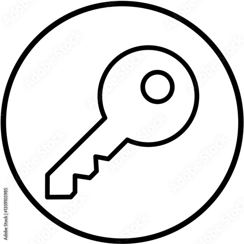 Vector Design Smart Key Icon Style