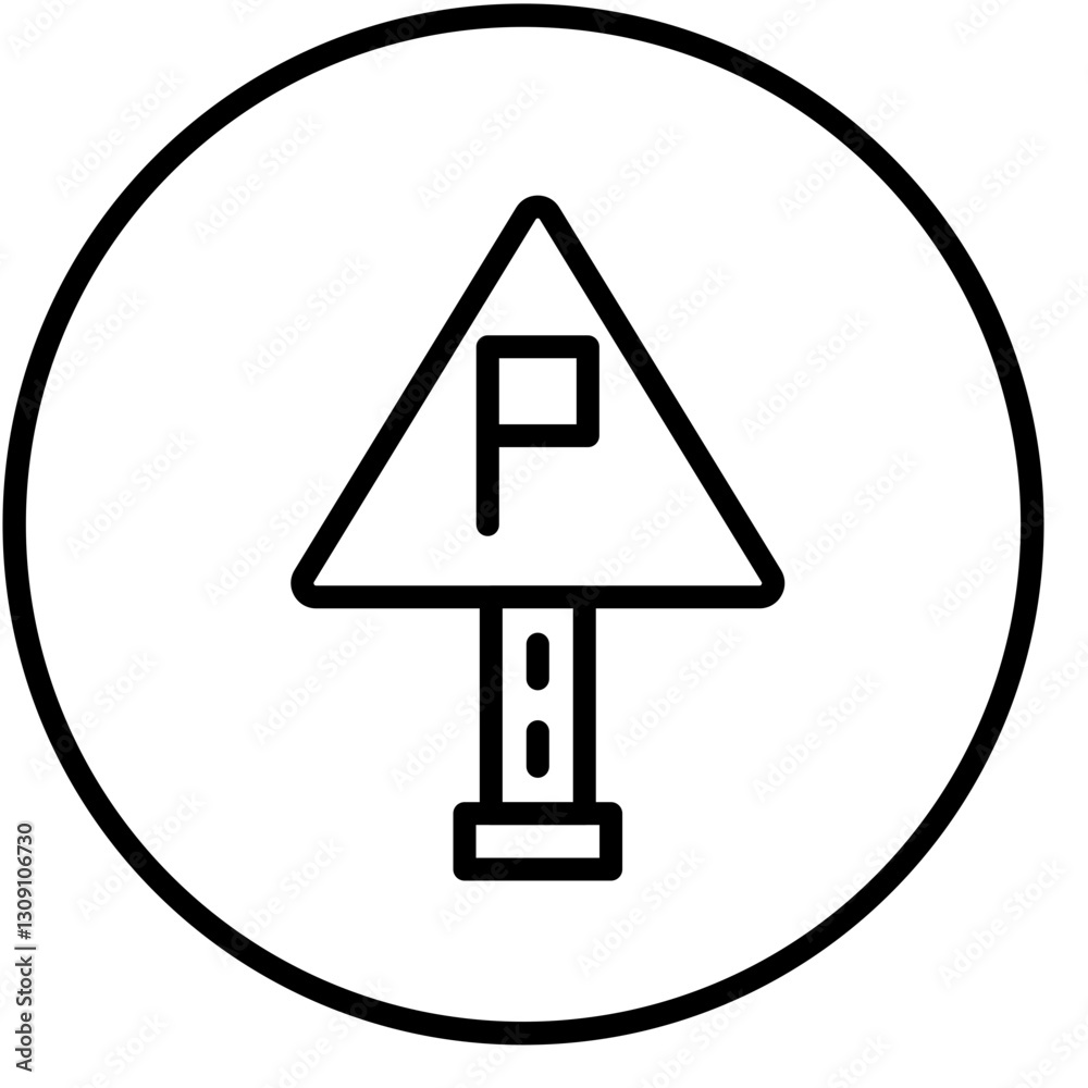 Vector Design Parking Icon Style Vector Design Parking Icon Style