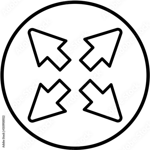 Vector Design Expand Icon Style
