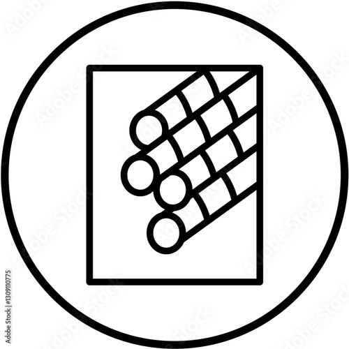 Rebar Vector Design Icon Style