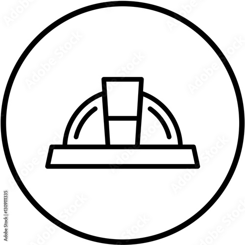 Hardhat Light Vector Design Icon Style