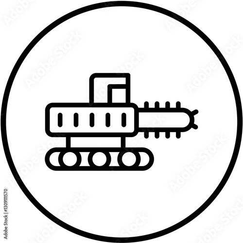 Trencher Vector Design Icon Style
