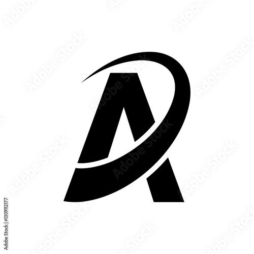 Initial letter A logo vector design template isolated on white background