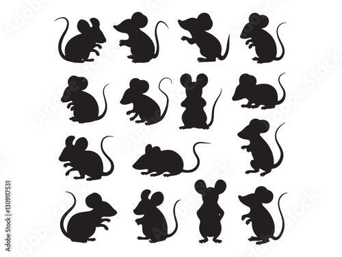 black silhouettes of cats