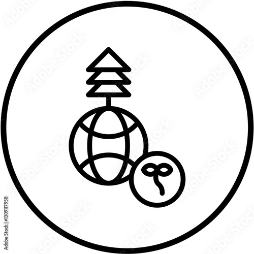 Eco Warrior Vector Design Icon Style