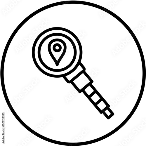 Search Vector Design Icon Style