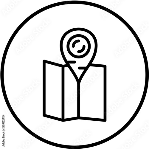 Pinpoint Vector Design Icon Style