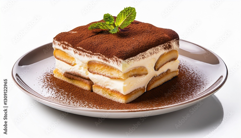 piece of chocolate cake on white background piece of chocolate cake on white background
