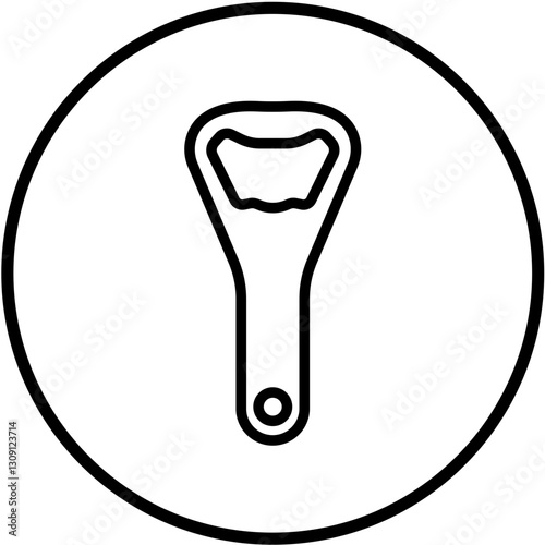 Vector Design Bottle Opener Icon Style