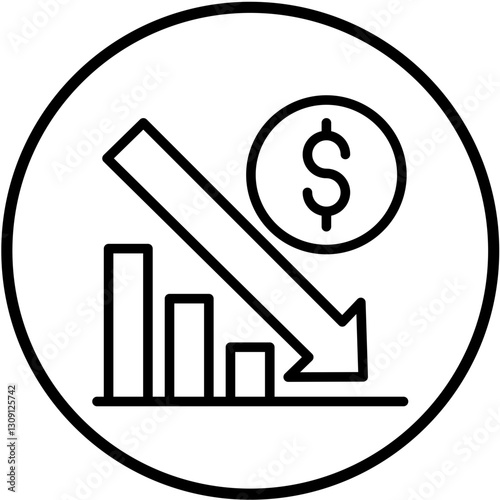 Vector Design Bankrupt Icon Style