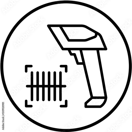 Vector Design Barcode Scanner Icon Style