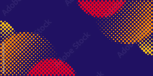 Background vector design with halftone effect. Abstract structured dots combination.