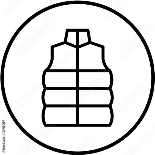 Vector Design Coat Vest Icon Style