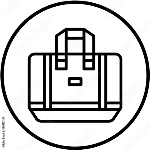 Vector Design Totebag Icon Style