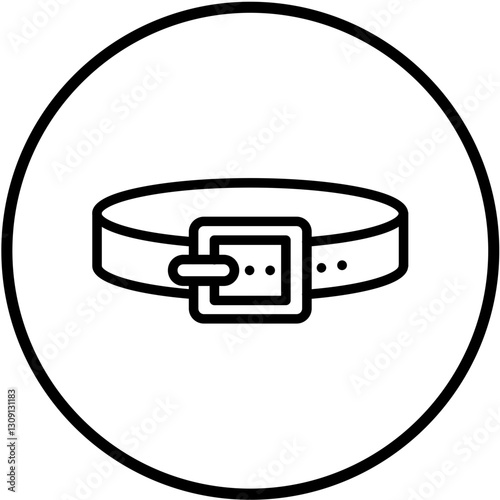 Vector Design Belt Icon Style