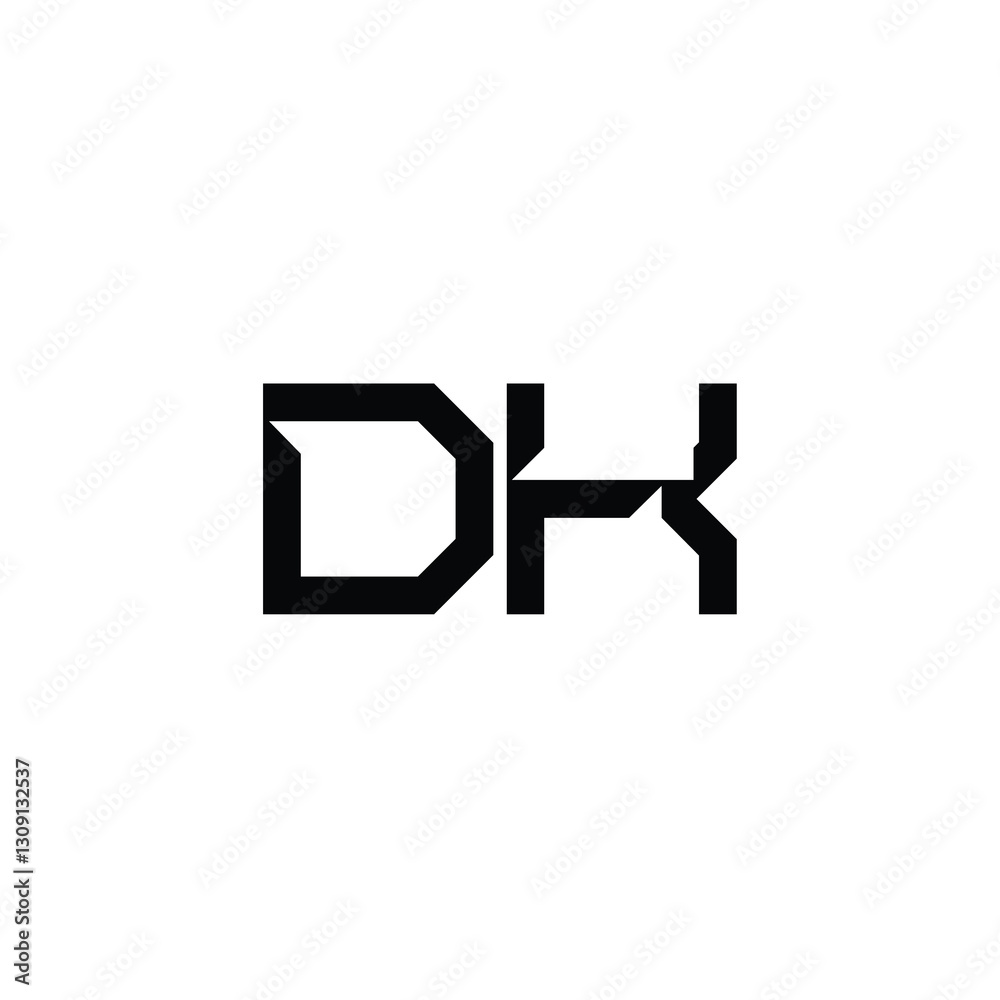 DK monogram logo design letter text name symbol monochrome logotype alphabet character simple logo DK monogram logo design letter text name symbol monochrome logotype alphabet character simple logo
