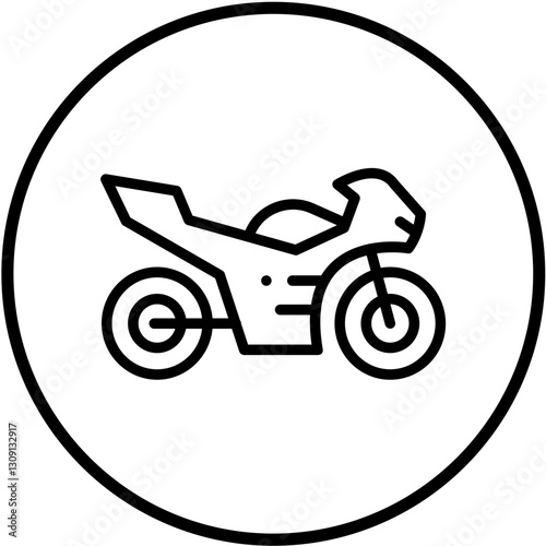 Vector Design Motorbike Icon Style