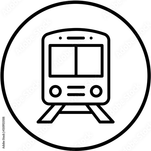 Vector Design Train Icon Style