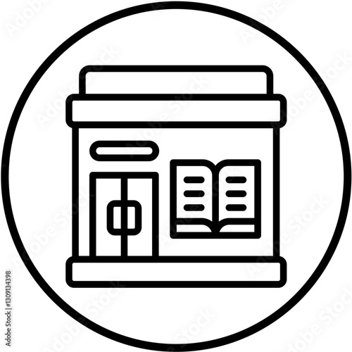 Vector Design Book Fair Icon Style